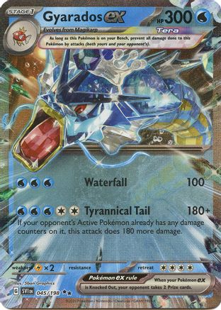 Gyarados ex - 045/198 45 - SV01 Scarlet & Violet Base Set Holofoil - Poke-Collect