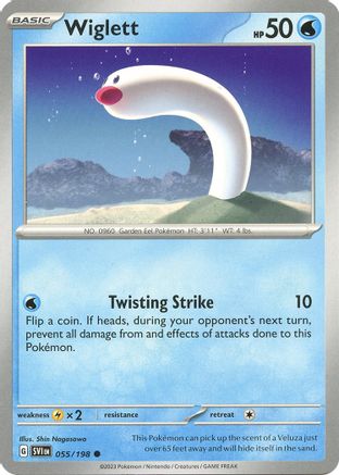 Wiglett - 055/198 55 - SV01 Scarlet & Violet Base Set Reverse Holofoil - Poke-Collect