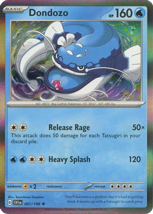Dondozo - 061/198 61 - SV01 Scarlet & Violet Base Set Reverse Holofoil - Poke-Collect
