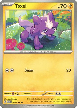 Toxel 71 - SV01 Scarlet & Violet Base Set - Poke-Collect