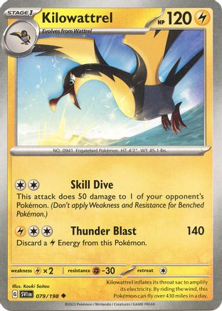 Kilowattrel 79 - SV01 Scarlet & Violet Base Set - Poke-Collect