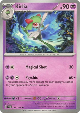 Kirlia - 085/198 85 - SV01 Scarlet & Violet Base Set Reverse Holofoil - Poke-Collect