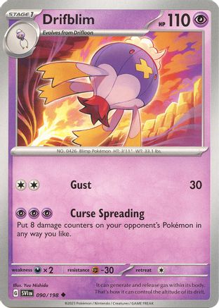 Drifblim 90 - SV01 Scarlet & Violet Base Set - Poke-Collect