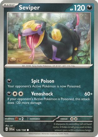 Seviper 128 - SV01 Scarlet & Violet Base Set - Poke-Collect