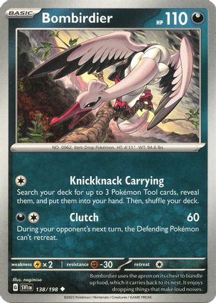 Bombirdier - 138/198 138 - SV01 Scarlet & Violet Base Set - Poke-Collect