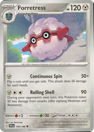 Forretress 139 - SV01 Scarlet & Violet Base Set Reverse Holofoil - Poke-Collect