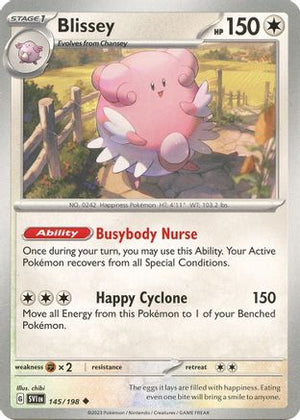 Blissey 145 - SV01 Scarlet & Violet Base Set Reverse Holofoil - Poke-Collect