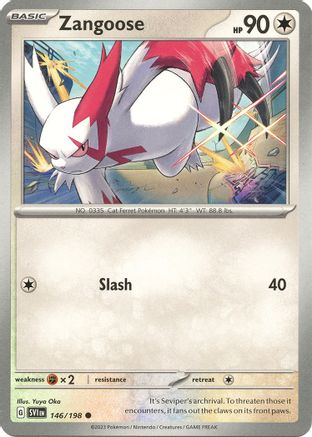 Zangoose - 146/198 146 - SV01 Scarlet & Violet Base Set - Poke-Collect