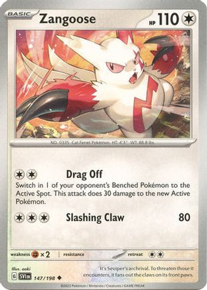 Zangoose - 147/198 147 - SV01 Scarlet & Violet Base Set Reverse Holofoil - Poke-Collect