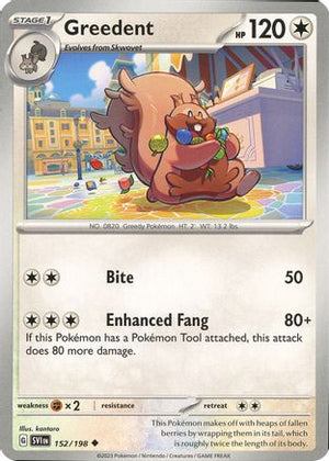 Greedent 152 - SV01 Scarlet & Violet Base Set - Poke-Collect