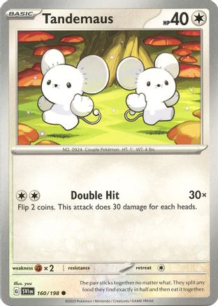 Tandemaus - 160/198 160 - SV01 Scarlet & Violet Base Set - Poke-Collect
