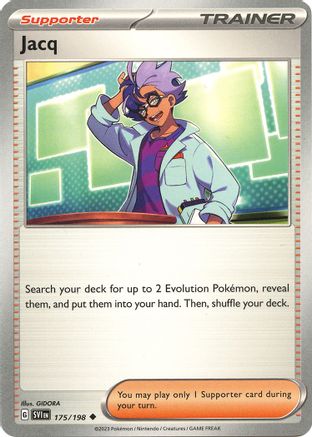 Jacq - 175/198 175 - SV01 Scarlet & Violet Base Set Reverse Holofoil - Poke-Collect