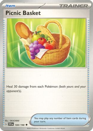 Picnic Basket 184 - SV01 Scarlet & Violet Base Set Reverse Holofoil - Poke-Collect
