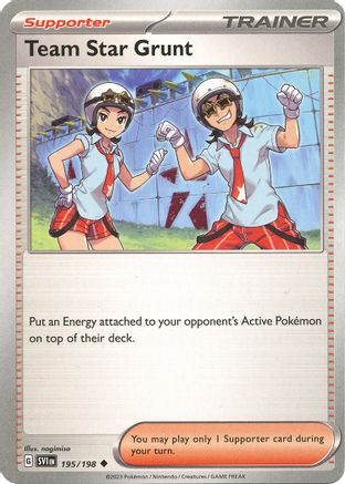 Team Star Grunt - 195/198 195 - SV01 Scarlet & Violet Base Set Reverse Holofoil - Poke-Collect