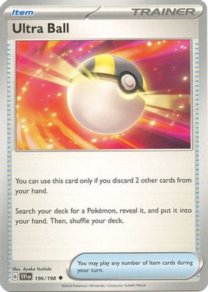 Ultra Ball 196 - SV01 Scarlet & Violet Base Set Reverse Holofoil - Poke-Collect