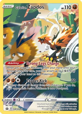 Galarian Zapdos - SWSH283 SWSH283 - SWSH Sword & Shield Promo Cards Holofoil - Poke-Collect