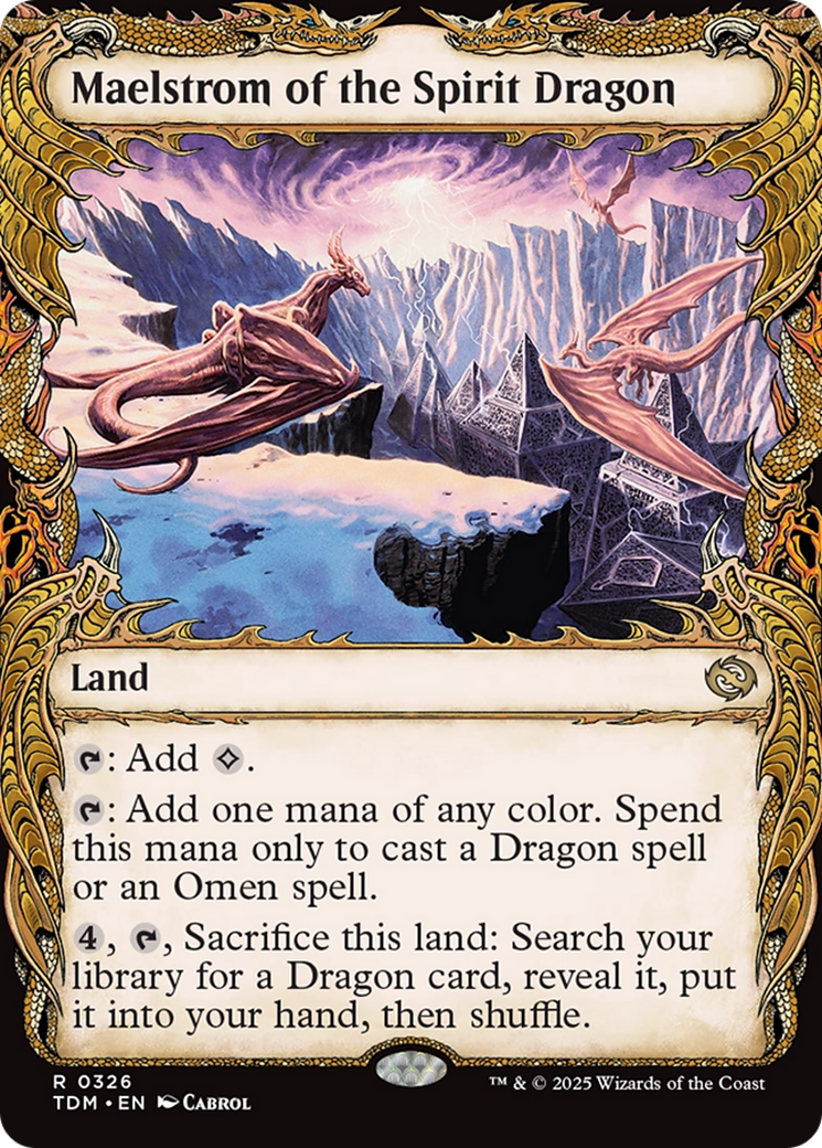 Maelstrom of the Spirit Dragon (TDM-326) - Tarkir: Dragonstorm: (Showcase) - Poke-Collect