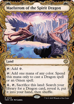 Maelstrom of the Spirit Dragon (TDM-326) - Tarkir: Dragonstorm: (Showcase) Foil - Poke-Collect