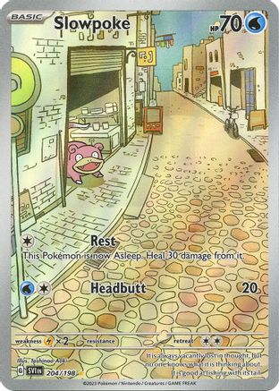 Slowpoke - 204/198 204 - SV01 Scarlet & Violet Base Set Holofoil - Poke-Collect