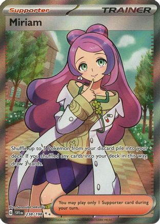 Miriam - 238/198 238 - SV01 Scarlet & Violet Base Set Holofoil - Poke-Collect