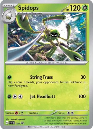 Spidops 9 - SV Scarlet & Violet Promo Cards Holofoil - Poke-Collect