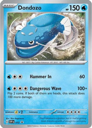 Dondozo - 012 12 - SV Scarlet & Violet Promo Cards Holofoil - Poke-Collect