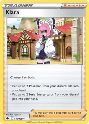 Klara - 145/198 (Cosmos Holo) 145 - Miscellaneous Cards & Products Holofoil - Poke-Collect