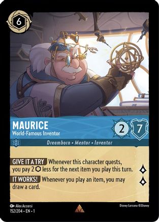 Maurice - World-Famous Inventor (152/204) - The First Chapter Cold Foil - Poke-Collect