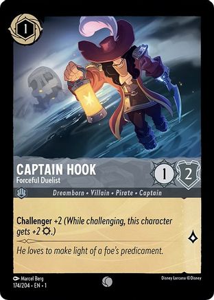 Captain Hook - Forceful Duelist (174/204) - The First Chapter