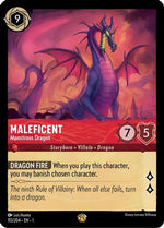 Maleficent - Monstrous Dragon (113/204) - The First Chapter Cold Foil - Poke-Collect