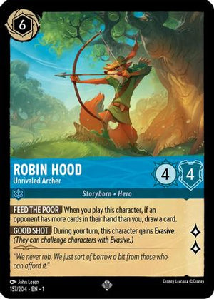 Robin Hood - Unrivaled Archer (157/204) - The First Chapter Cold Foil