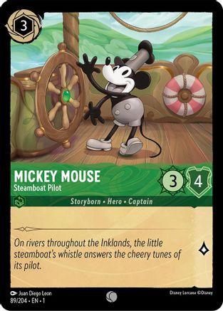 Mickey Mouse - Steamboat Pilot (89/204) - The First Chapter Cold Foil