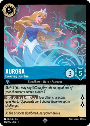 Aurora - Dreaming Guardian (139/204) - The First Chapter Cold Foil