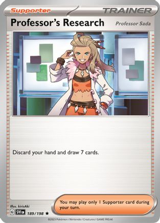 Professor's Research - 189/198 189 - Deck Exclusives - Poke-Collect