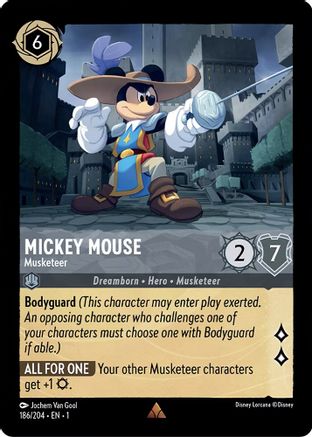 Mickey Mouse - Musketeer (186/204) - The First Chapter - Poke-Collect