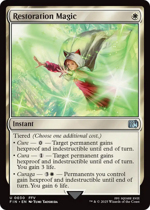 Restoration Magic (FIN-030) - FINAL FANTASY Foil - Poke-Collect