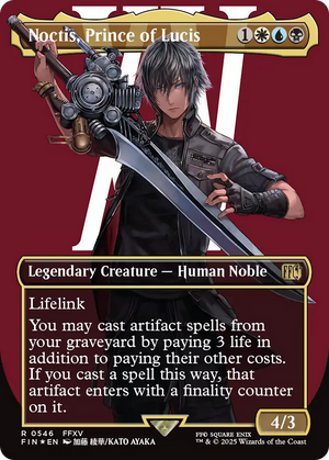 Noctis, Prince of Lucis (FIN-546) - FINAL FANTASY (Borderless) Foil - Poke-Collect