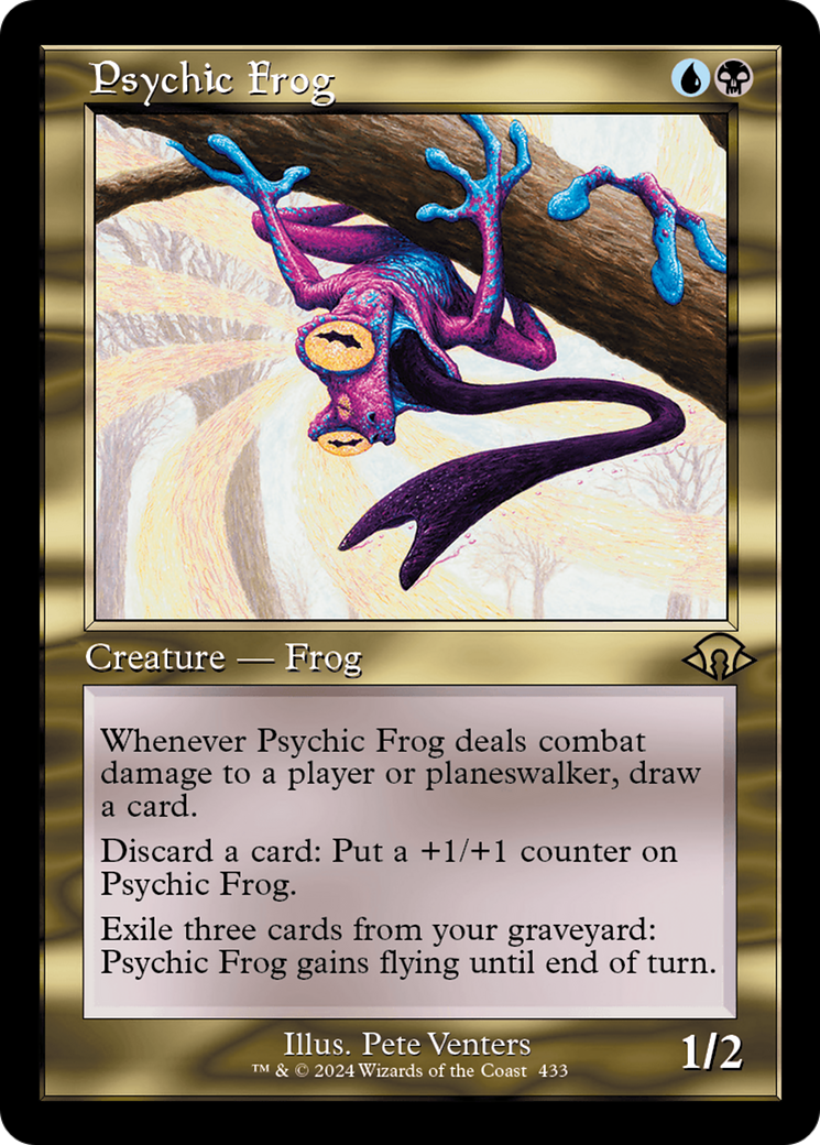 Psychic Frog (Retro Frame) (MH3-433) - Modern Horizons 3 Foil - Poke-Collect