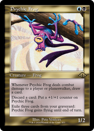 Psychic Frog (Retro Frame) (MH3-433) - Modern Horizons 3 - Poke-Collect
