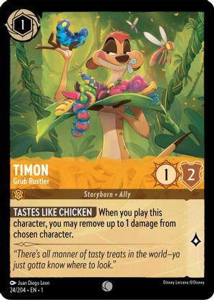 Timon - Grub Rustler (24/204) - The First Chapter Cold Foil