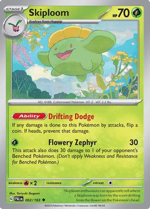 Skiploom 2 - SV02 Paldea Evolved - Poke-Collect