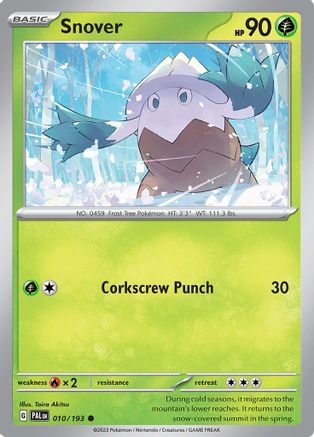 Snover 10 - SV02 Paldea Evolved Reverse Holofoil - Poke-Collect