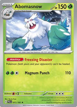 Abomasnow 11 - SV02 Paldea Evolved Holofoil - Poke-Collect