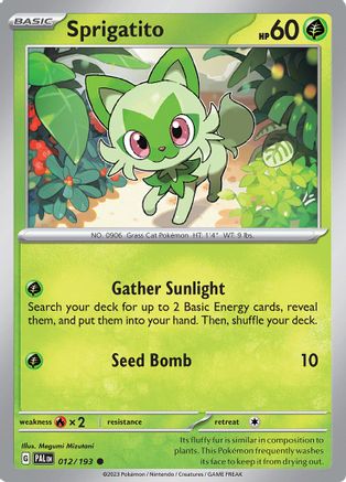 Sprigatito 12 - SV02 Paldea Evolved - Poke-Collect