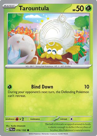 Tarountula 16 - SV02 Paldea Evolved Reverse Holofoil - Poke-Collect