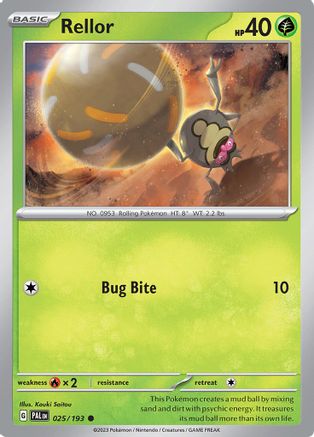 Rellor - 025/193 25 - SV02 Paldea Evolved - Poke-Collect