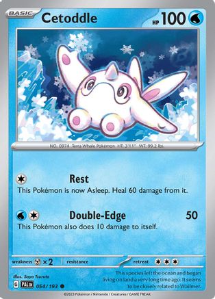 Cetoddle - 054/193 54 - SV02 Paldea Evolved - Poke-Collect