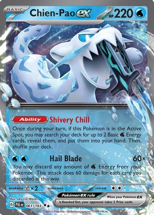 Chien-Pao ex - 061/193 61 - SV02 Paldea Evolved Holofoil - Poke-Collect