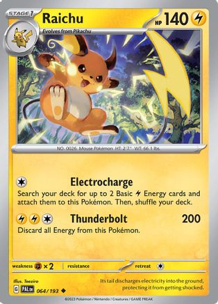 Raichu - 064/193 64 - SV02 Paldea Evolved - Poke-Collect
