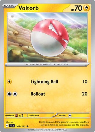Voltorb 66 - SV02 Paldea Evolved Reverse Holofoil - Poke-Collect